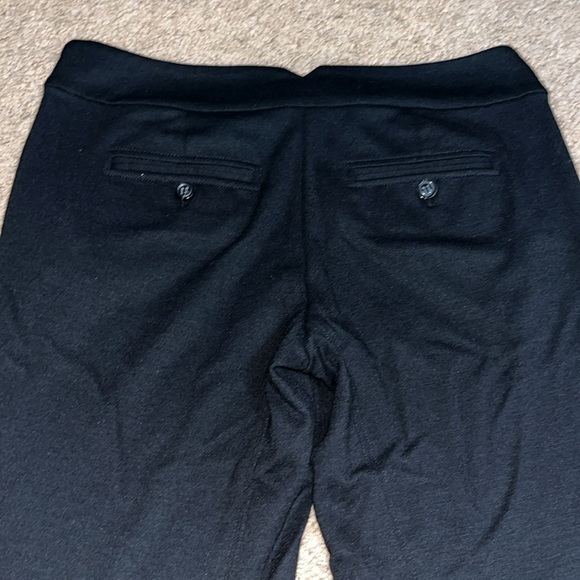 Diane Von Furstenberg DVF Newport Flare Wool Trouser Dress Pants Black 6 - Picture 7 of 11